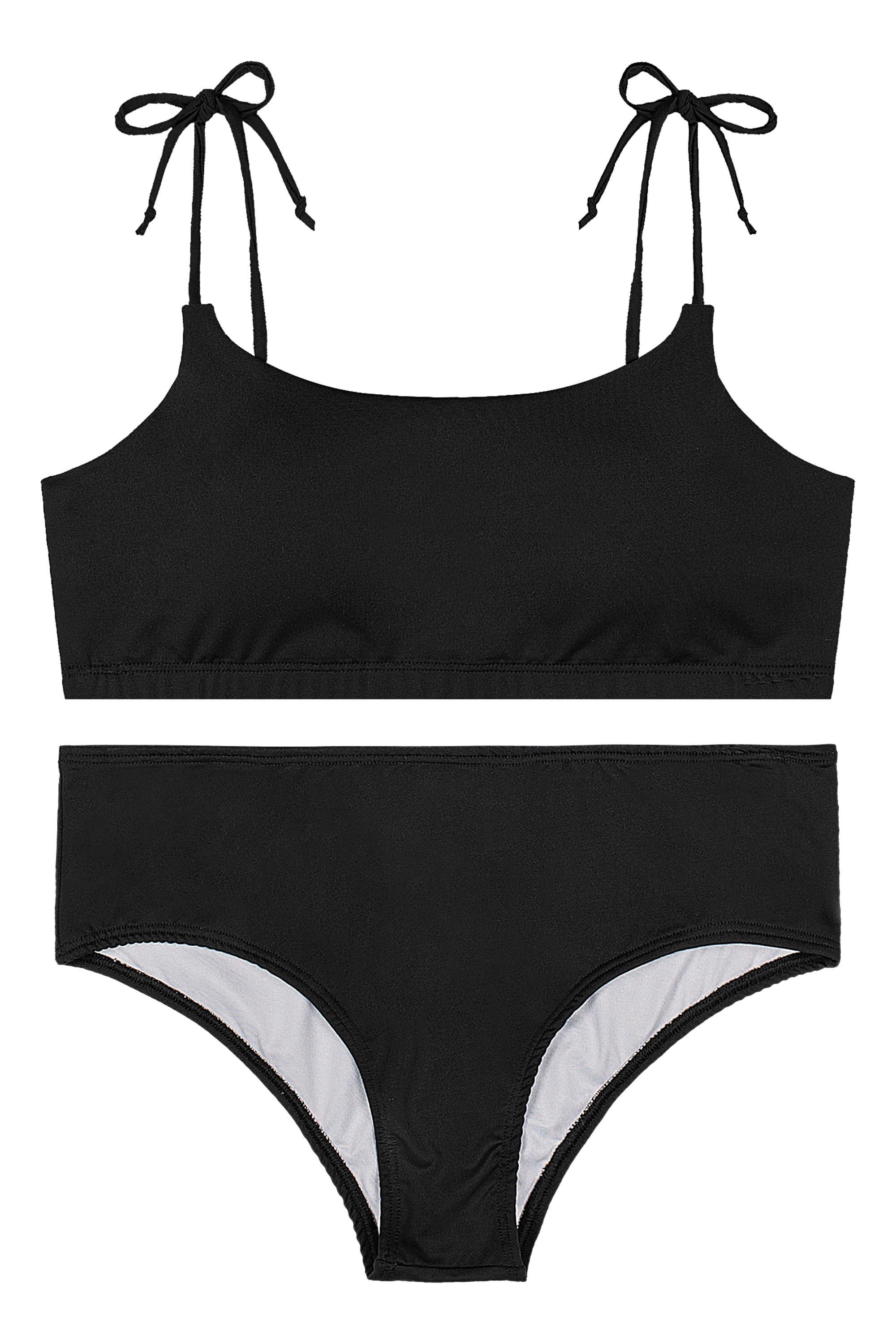 Biquíni Juvenil com FPS +50 (Preto) Gloss - Imagem 30